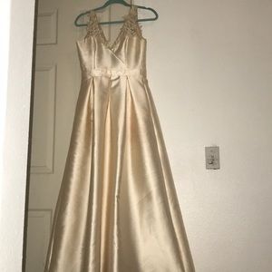 Ivory formal dress